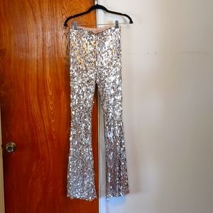 Vintage sequin bell bottoms